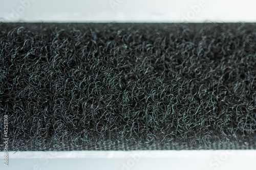 Foto Velcro type slim band black, fluffy