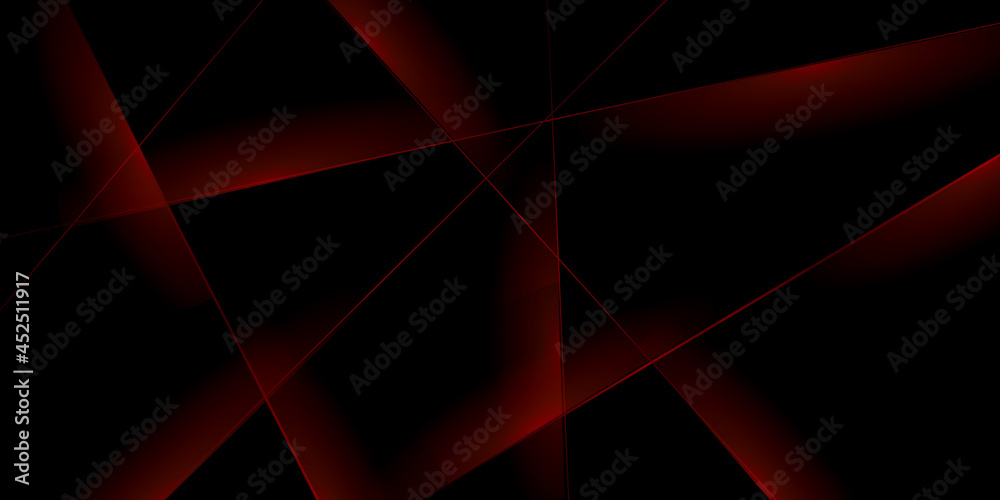 Fototapeta premium Modern black and red background vector