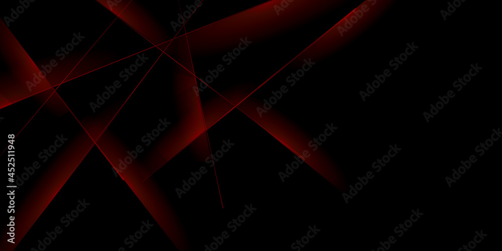 Obraz premium Modern black and red background vector