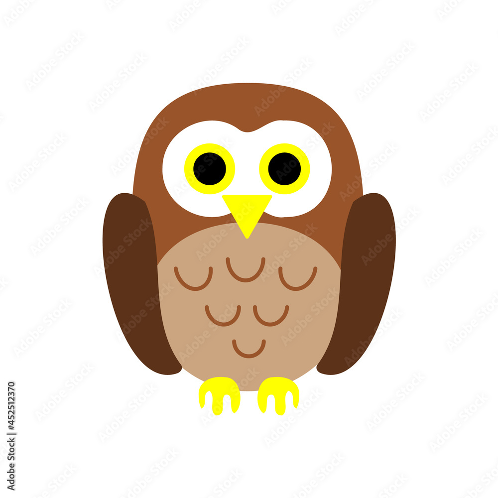 Obraz premium フクロウのイラスト
