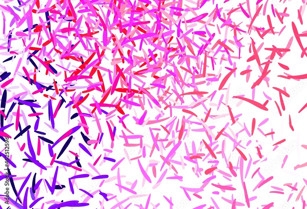 Light Purple, Pink vector layout with flat lines. Light Purple, Pink vector layout with flat lines.