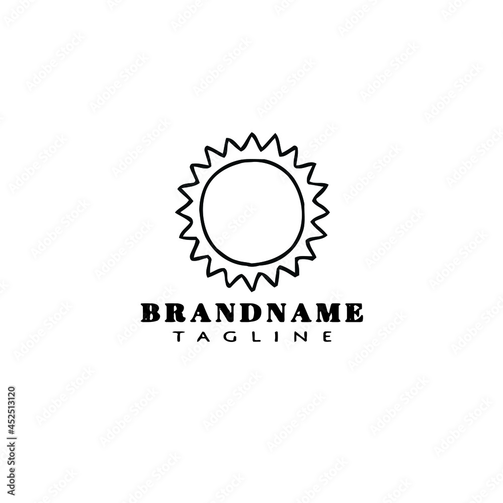 cute sun logo icon design template vector illustration cute sun logo icon design template vector illustration