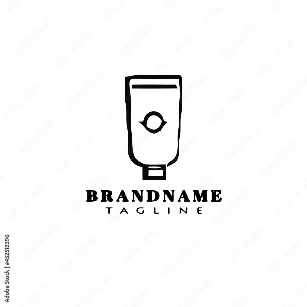 sun blocker tube logo icon design template vector sun blocker tube logo icon design template vector