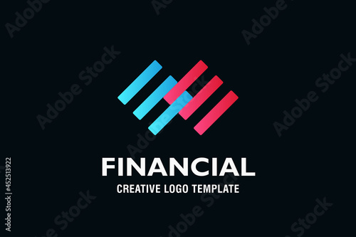 Infinity Logo. Financial Logo Design Template Vector Icons