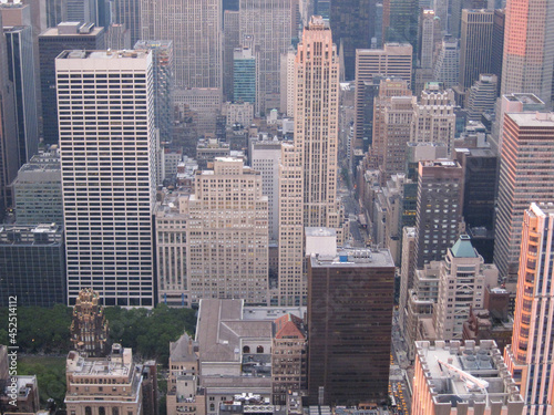 Sunset and New York City