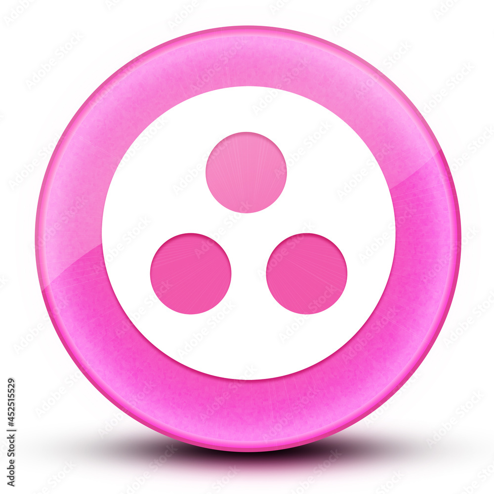 Group work eyeball glossy pink round button abstract Group work eyeball glossy pink round button abstract