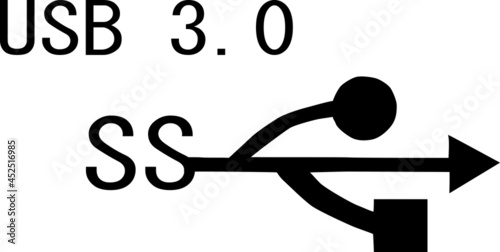 USB3.0のアイコンイメージ