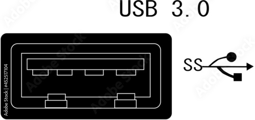USB3.0のコネクター「シルエット」