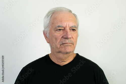 dementia memory loss old male man senior depression upset remember forget © kirill