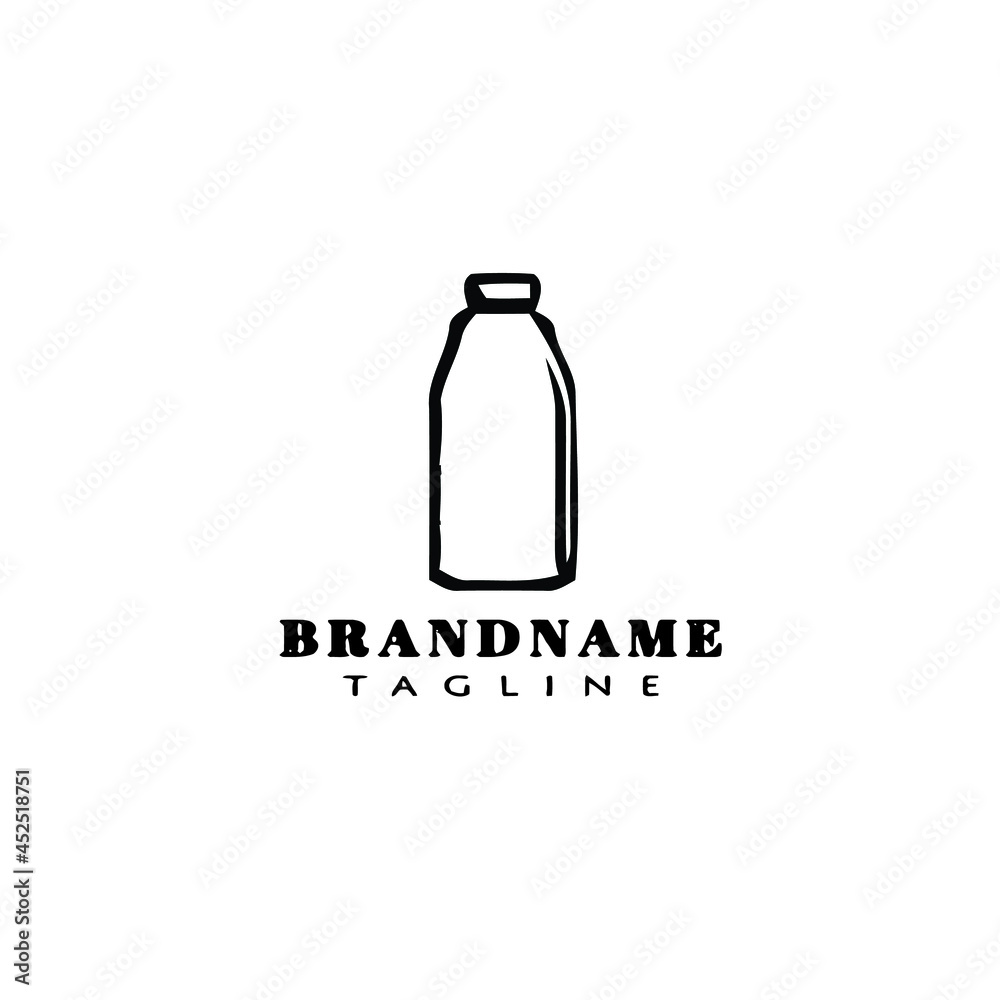 bottle logo icon design cute illustration bottle logo icon design cute illustration