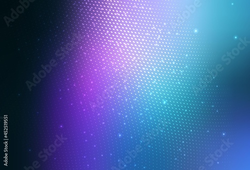 Dark Pink, Blue vector Modern abstract illustration with colorful water drops.