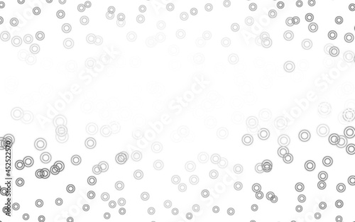 Fototapeta Naklejka Na Ścianę i Meble -  Light Gray vector backdrop with dots.