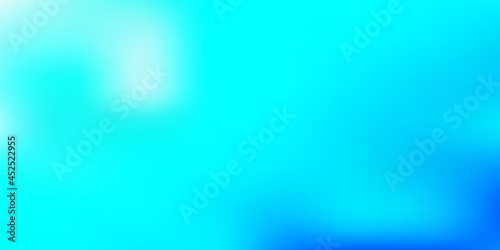 Light blue vector abstract blur pattern.