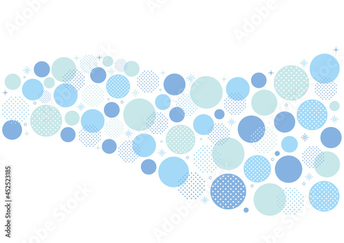 水玉　波　ウェーブ