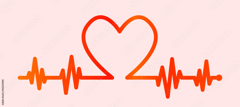 heart beat vector heart beat vector