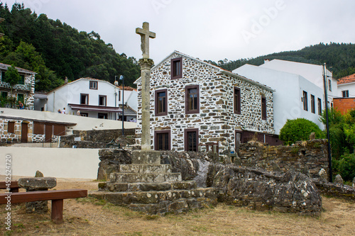 Cedeira, Spain. The shrine of Santo Andre de Teixido, a Galician pilgrimage site in Galicia photo