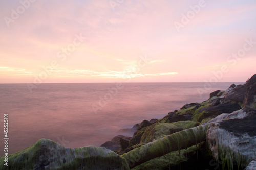 Long exposure at the beach