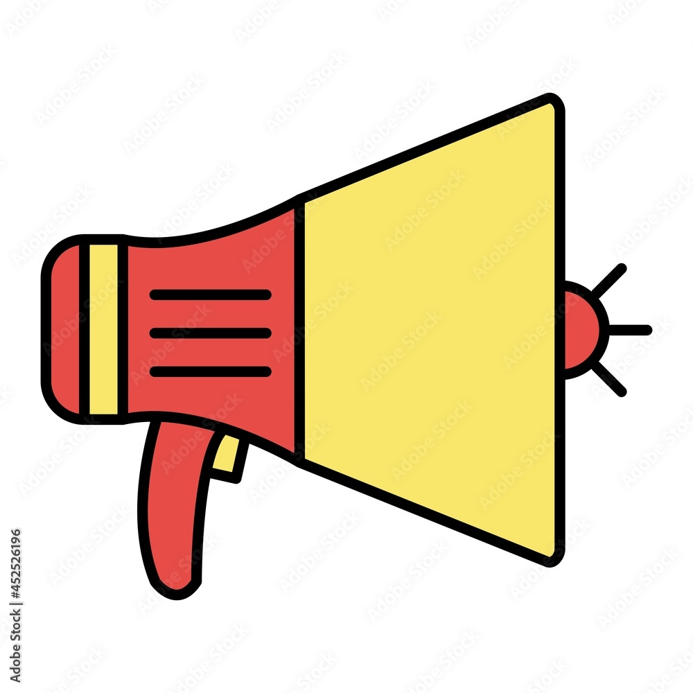 Vector Speaker Filled Outline Icon Design Vector Speaker Filled Outline Icon Design