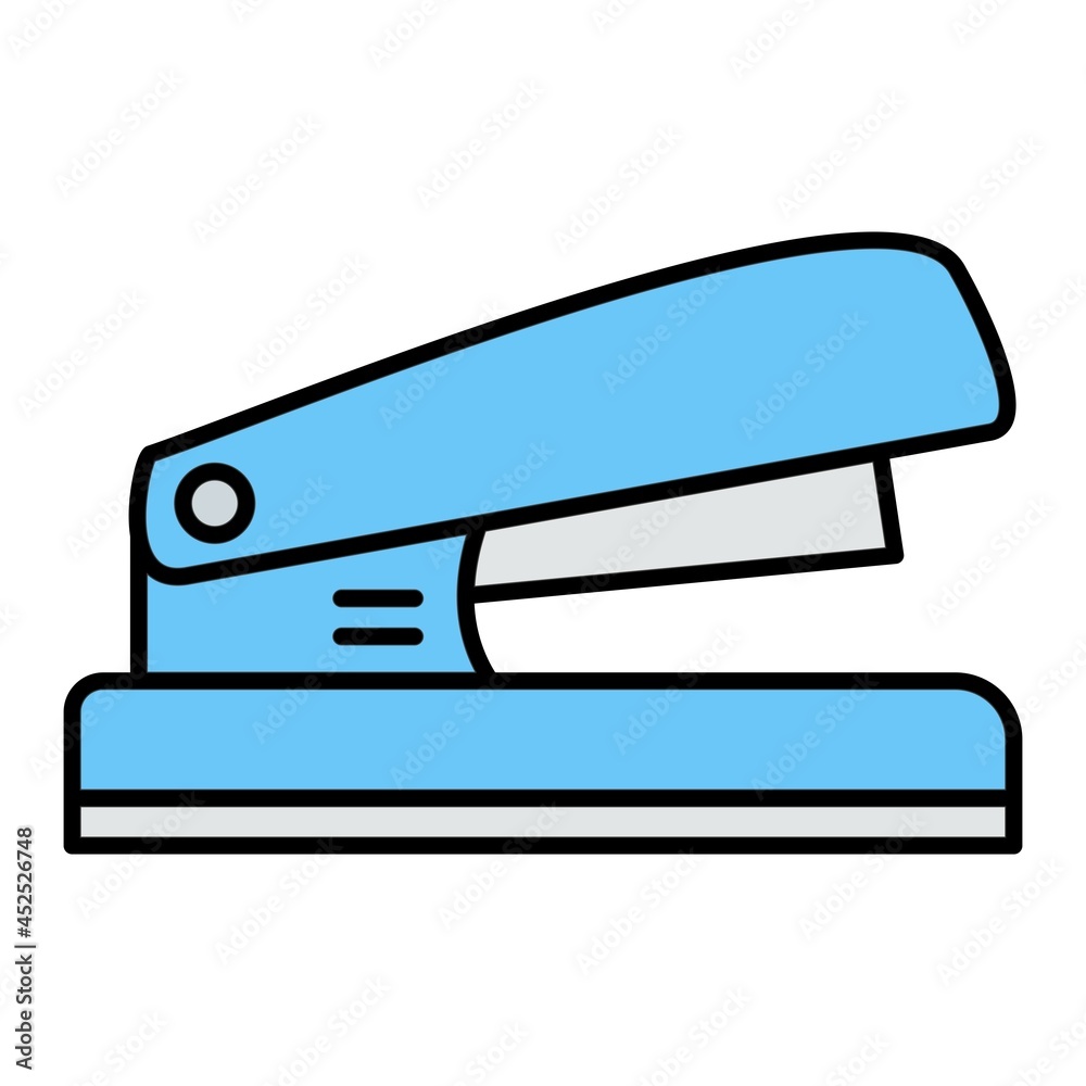Vector Stapler Filled Outline Icon Design Vector Stapler Filled Outline Icon Design