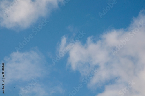 blue sky with clouds