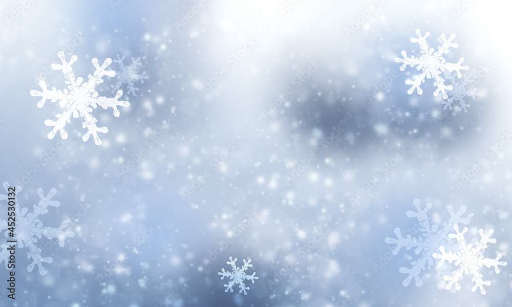 Festive abstract winter background for christmas.