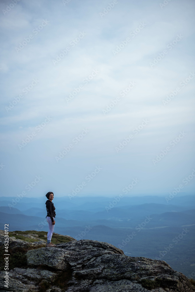 Hiker at the summit