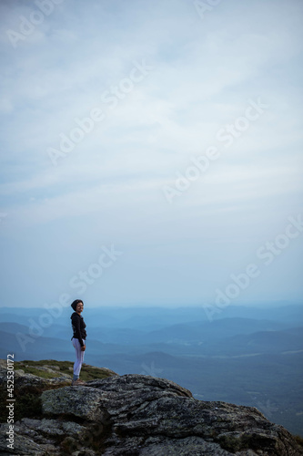 Hiker at the summit