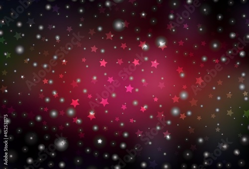 Dark Red, Yellow vector background in Xmas style.