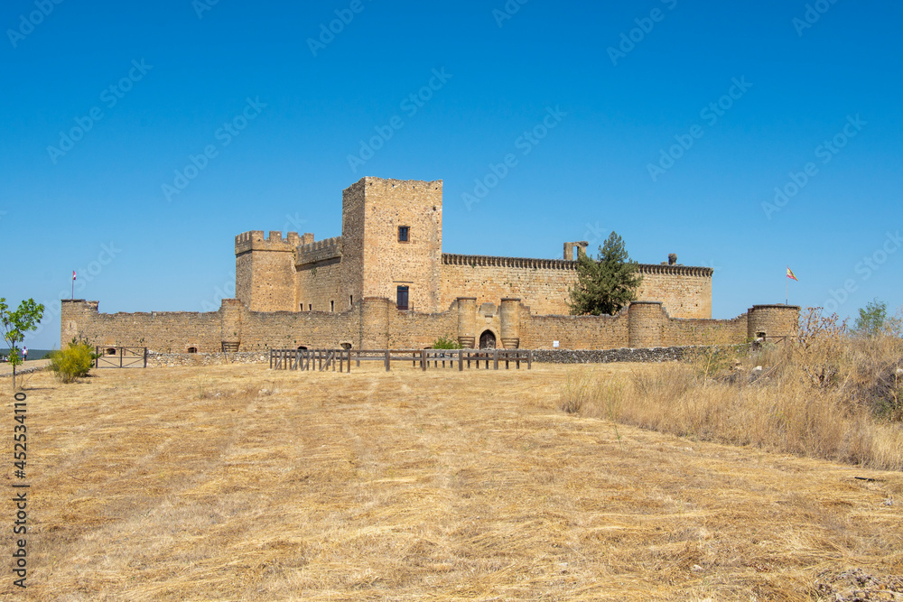 Vista del Castillo de Pedraza, España