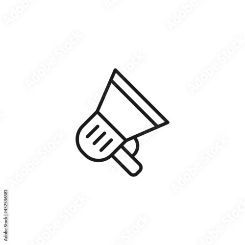 Line icon of loudspeaker