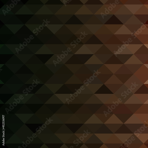 Abstract geometric background. Triangular pixelation. Mosaic, color gradient.