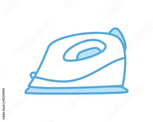 clothes iron appliance icon