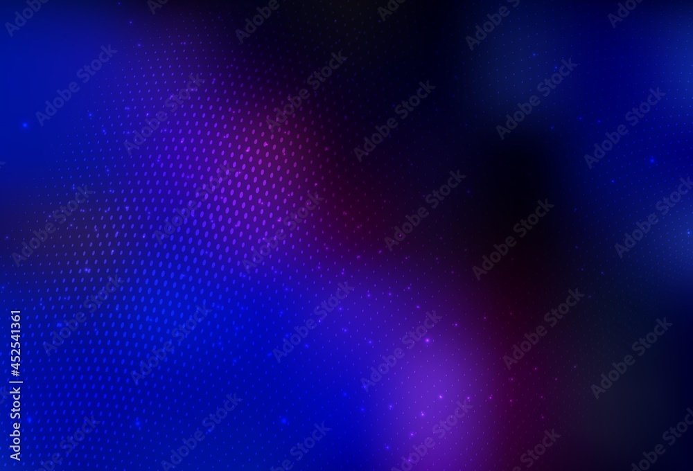 Fototapeta premium Dark Pink, Blue vector Illustration with set of shining colorful abstract circles.
