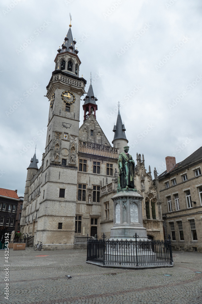 Fototapeta premium Belgium, The belfry and the alderman's house in Aalst