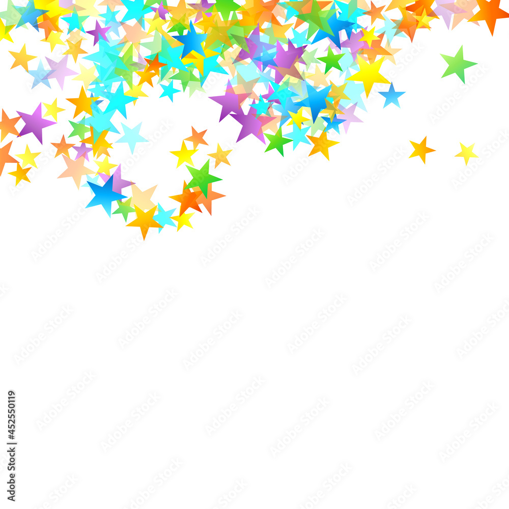 Rainbow Festive Confetti. Carnival Star Falling. Rainbow Festive Confetti. Carnival Star Falling.