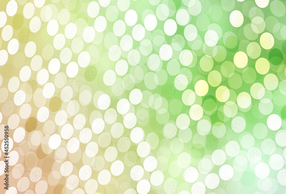Light Green, Red vector pattern with spheres. Light Green, Red vector pattern with spheres.