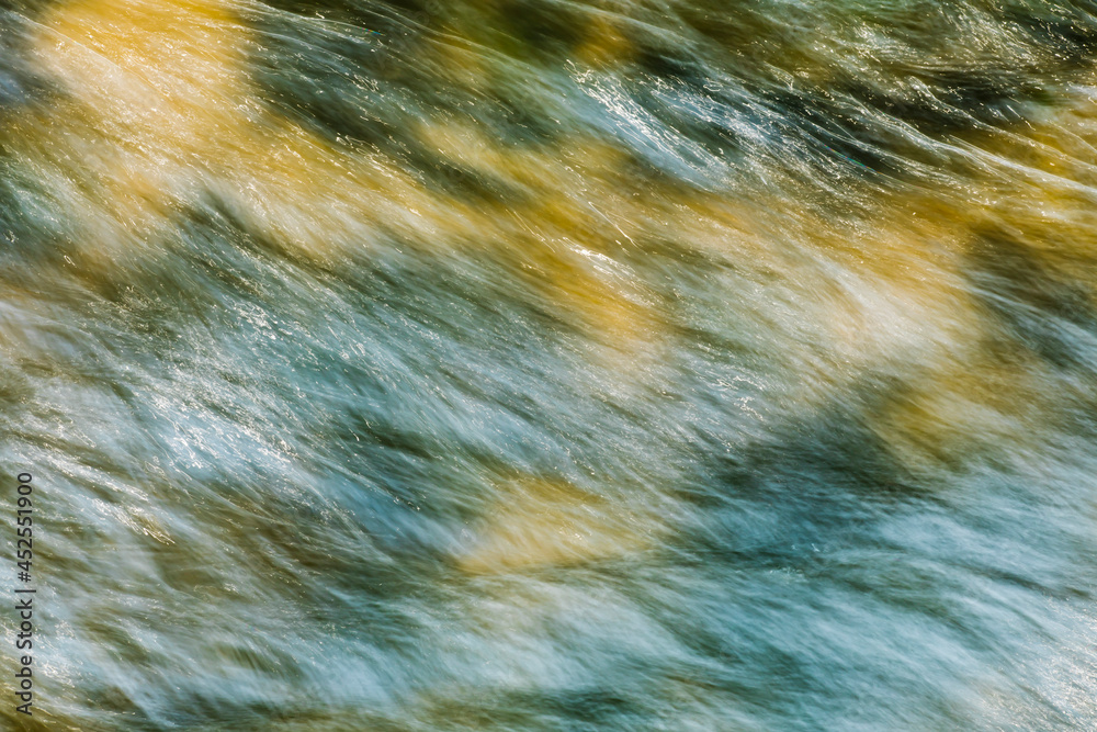 Obraz premium abstract long exposure water background