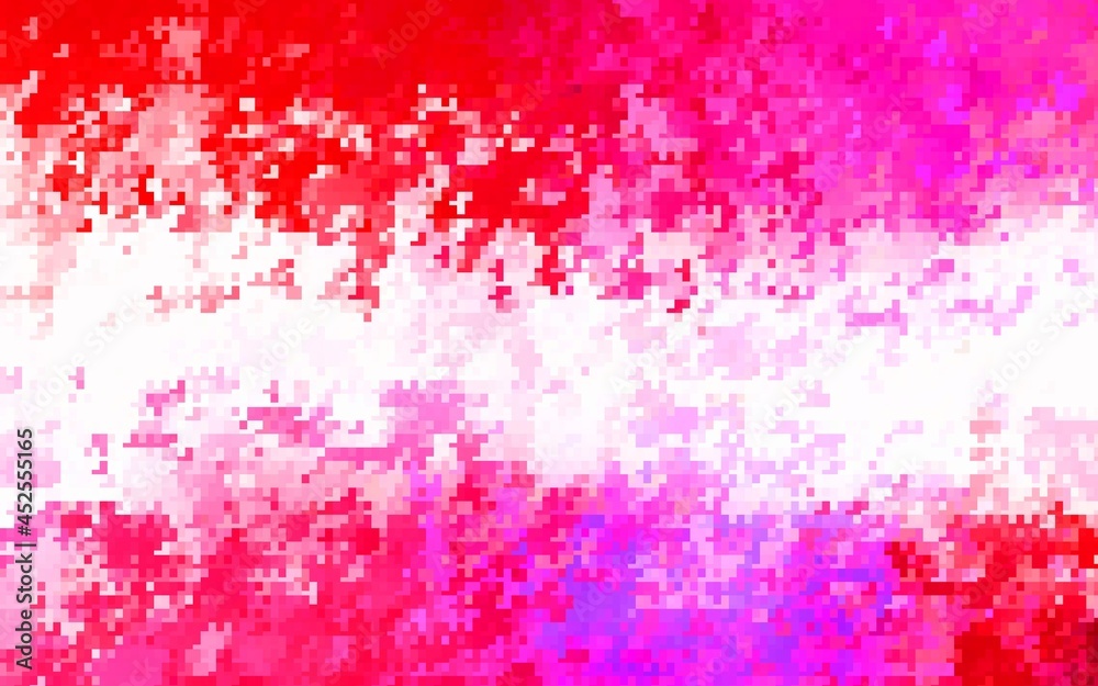 Light Pink, Red vector texture in rectangular style.