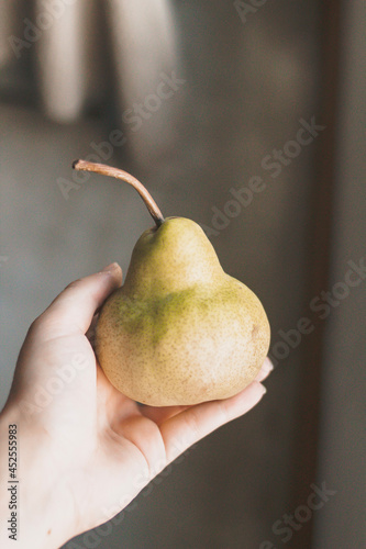 pear in the hand