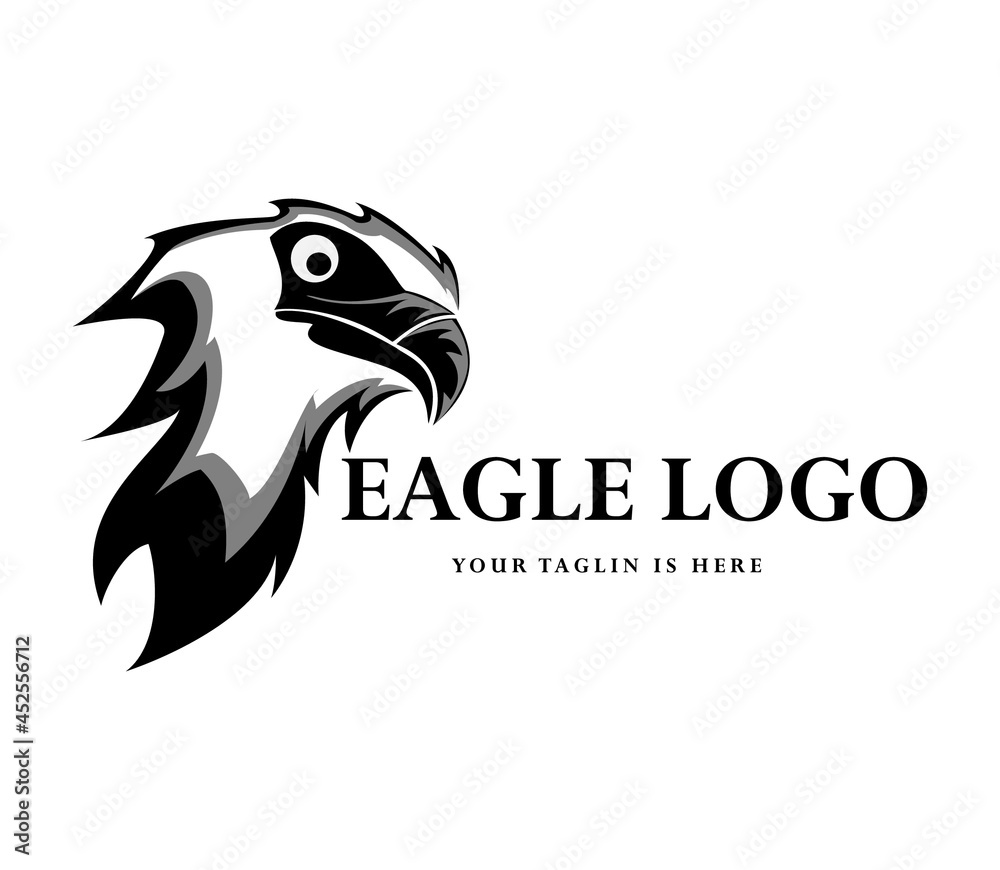 Obraz premium vector abstract eagle logo design