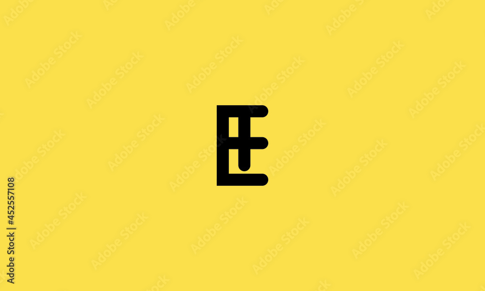 EF vector is a unique vector with attractive design and black color with yellow background. EF vector is a unique vector with attractive design and black color with yellow background.