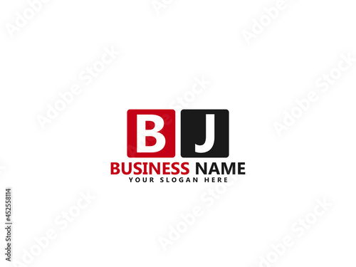 Letter BJ logo, bj logo icon design vector for all kind of use