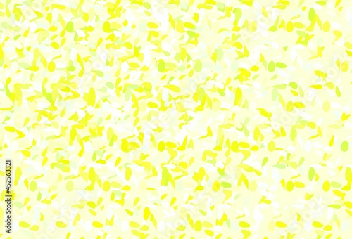 Light Green, Yellow vector texture with disks.