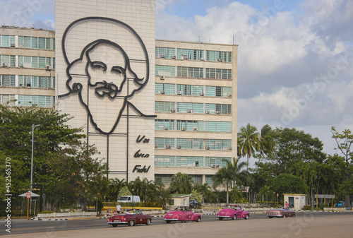 Sticker Che Guevara Memorial, Plaza de la Revolucion, Havana, Cuba.