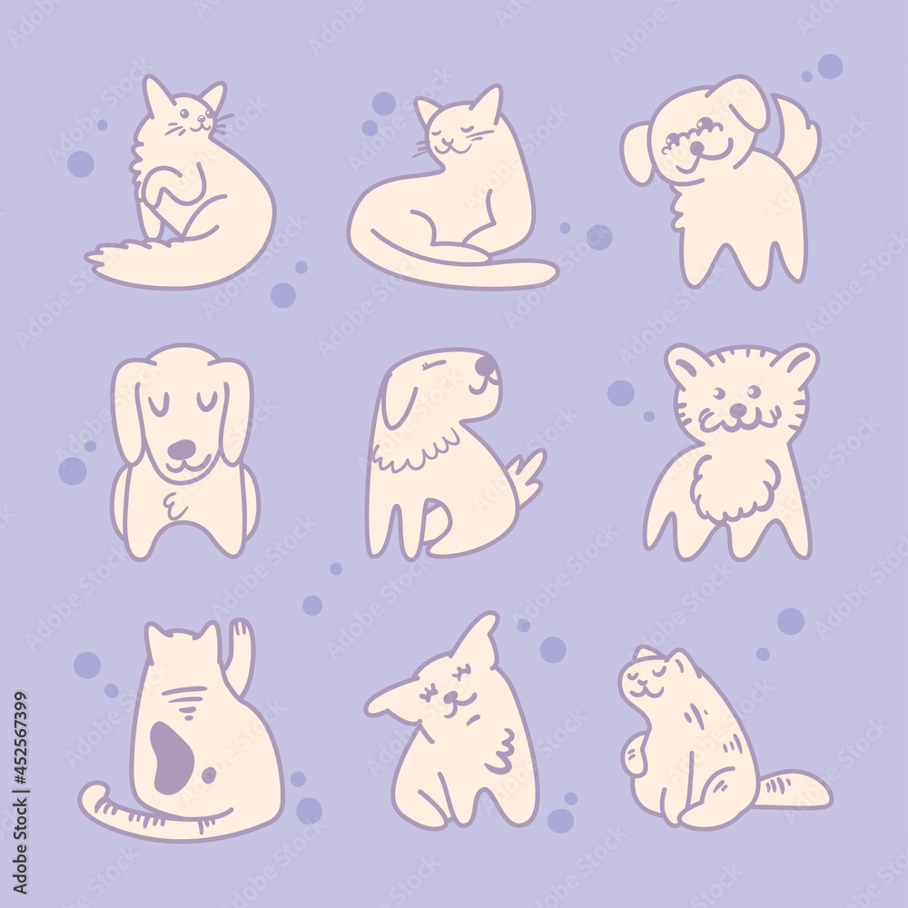 group of animals pets group of animals pets