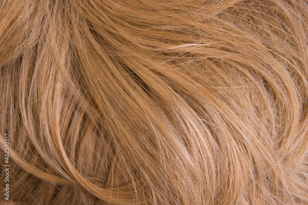 Fototapeta premium beautiful hair blond close-up background