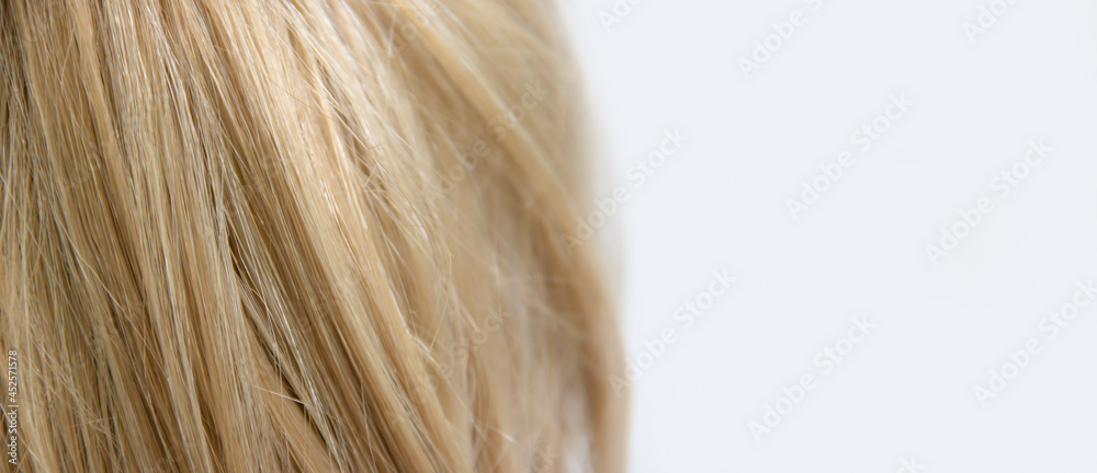 Fototapeta premium beautiful hair blond close-up background