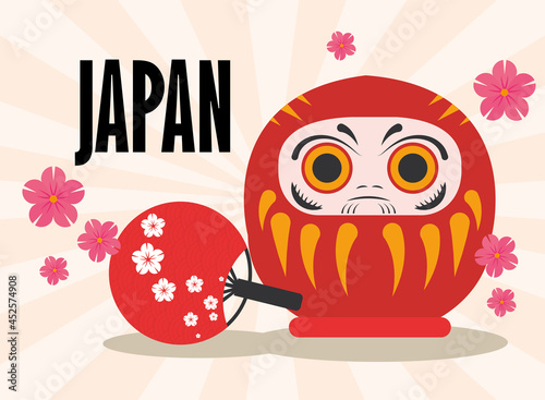 daruma japanese wish doll