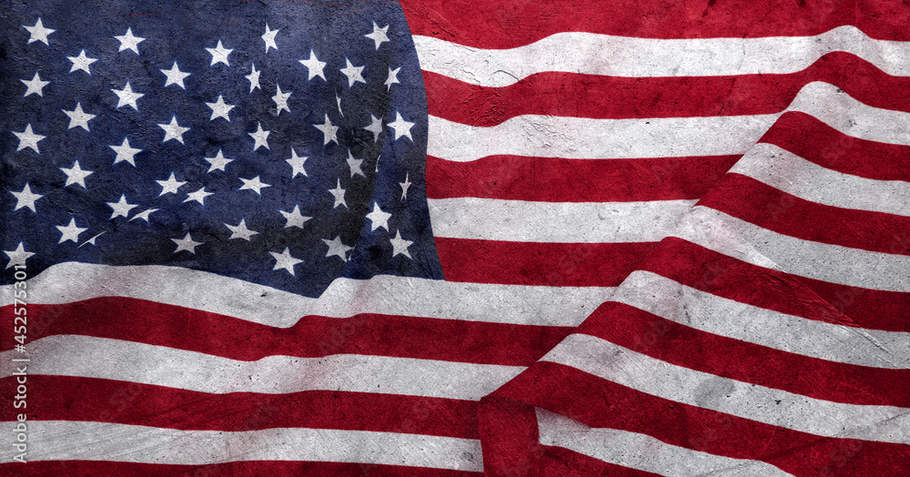 Obraz premium Grunge American flag
