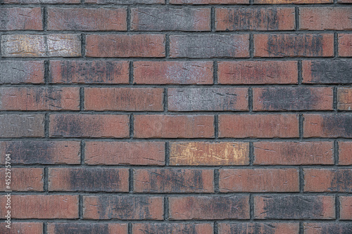 Wallpaper Mural abstract background of aged red brick wall texture close up Torontodigital.ca